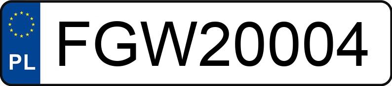 Registreringsnummeret FGW 20004 har BMW 520 Diesel Kat. MR`01 E39 Edition Exclusive - FGW20004