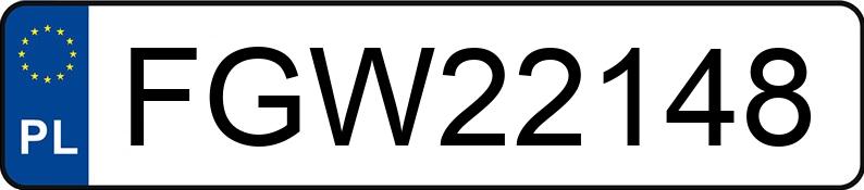 Numer rejestracyjny FGW 22148 posiada BMW 530 D - FGW22148