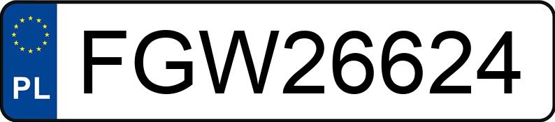 Numer rejestracyjny FGW 26624 posiada VOLKSWAGEN GOLF - FGW26624 Numer rejestracyjny FGW 26624 posiada VOLKSWAGEN GOLF - FGW26624