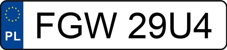Numer rejestracyjny FGW 29U4 posiada BMW 320I - FGW29U4 Numer rejestracyjny FGW 29U4 posiada BMW 320I - FGW29U4