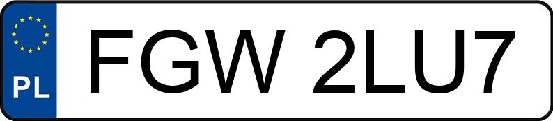 Numer rejestracyjny FGW 2LU7 posiada FORD Focus 1.6 TDCi DPF MR`08 E4 Gold X - FGW2LU7