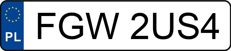 Numer rejestracyjny FGW 2US4 posiada CHRYSLER Town & Country 3.8 Kat. MR`04 E4 Touring Aut. - FGW2US4