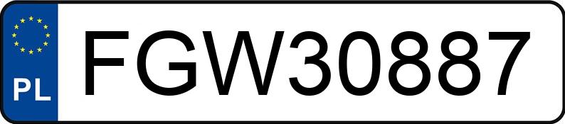 Numer rejestracyjny FGW 30887 posiada VOLVO FH - FGW30887