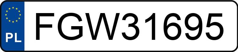 Numer rejestracyjny FGW 31695 posiada AUDI A8 - FGW31695