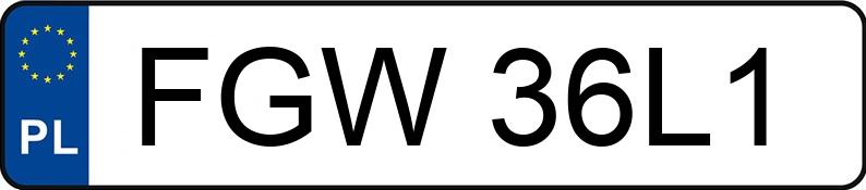 Numer rejestracyjny FGW 36L1 posiada VOLKSWAGEN GOLF 1.9 TDI - FGW36L1 Numer rejestracyjny FGW 36L1 posiada VOLKSWAGEN GOLF 1.9 TDI - FGW36L1