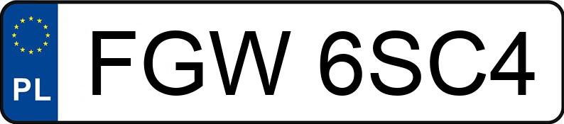 Numer rejestracyjny FGW 6SC4 posiada VOLKSWAGEN Caddy Diesel 1.8t TDI - FGW6SC4