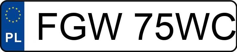 Numer rejestracyjny FGW 75WC posiada MERCEDES-BENZ 308 - FGW75WC Numer rejestracyjny FGW 75WC posiada MERCEDES-BENZ 308 - FGW75WC
