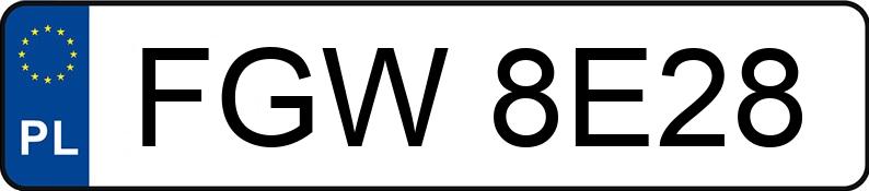 Numer rejestracyjny FGW 8E28 posiada CITROEN BERLINGO 1.6HDI90L2 - FGW8E28