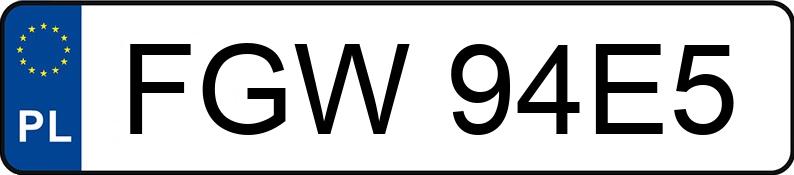 Numer rejestracyjny FGW 94E5 posiada VOLKSWAGEN Passat GP 1.9 TDI MR`00 E3 Comfortline Aut. - FGW94E5 Numer rejestracyjny FGW 94E5 posiada VOLKSWAGEN Passat GP 1.9 TDI MR`00 E3 Comfortline Aut. - FGW94E5