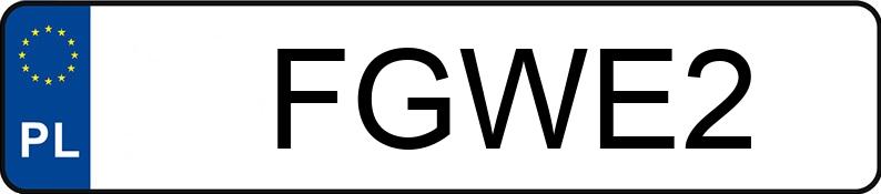 Numer rejestracyjny FGW E2 posiada MERCEDES-BENZ S 560 Kat. 126 SEC - FGWE2