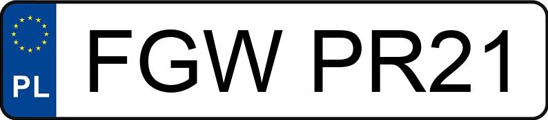 Numer rejestracyjny FGW PR21 posiada SCHMITZ CARGOBULL  - FGWPR21