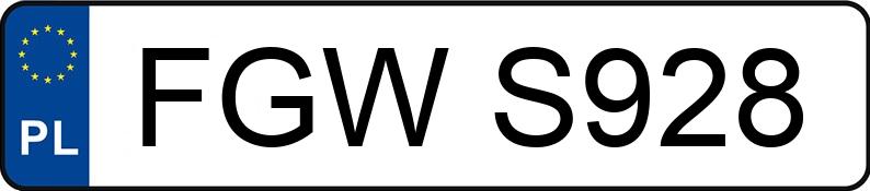 Numer rejestracyjny FGW S928 posiada FIAT SEICENTO 1.1 KAT - FGWS928 Numer rejestracyjny FGW S928 posiada FIAT SEICENTO 1.1 KAT - FGWS928