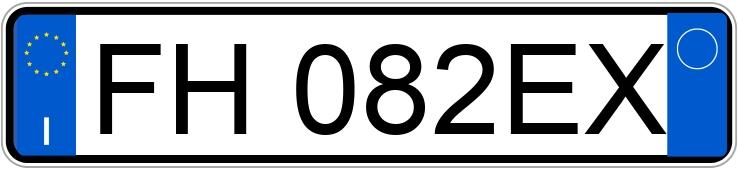 Numer rejestracyjny FH082EX posiada TOYOTA Aygo 2a serie