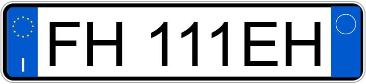 Numer rejestracyjny FH111EH posiada FIAT Panda 2a serie Numer rejestracyjny FH111EH posiada FIAT Panda 2a serie