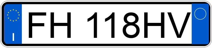 Numer rejestracyjny FH118HV posiada CITROEN C3 3a serie