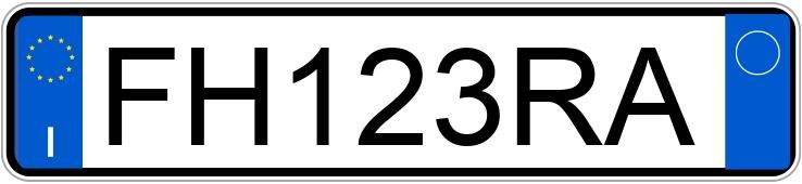 Numer rejestracyjny FH123RA posiada MERCEDES GLA