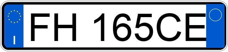 Numer rejestracyjny FH165CE posiada PEUGEOT 208 1o serie
