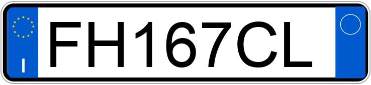 Numer rejestracyjny FH167CL posiada FORD Fiesta 6a serie