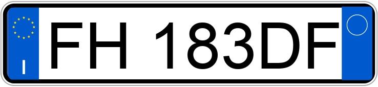 Numer rejestracyjny FH183DF posiada NISSAN Micra 4a serie