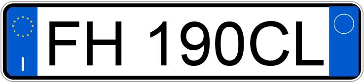 Numer rejestracyjny FH190CL posiada FORD Kuga 2a serie Numer rejestracyjny FH190CL posiada FORD Kuga 2a serie