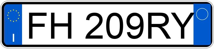 Numer rejestracyjny FH209RY posiada FIAT Panda 3a serie Numer rejestracyjny FH209RY posiada FIAT Panda 3a serie