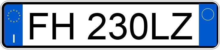 Numer rejestracyjny FH230LZ posiada MINI Mini 4a serie