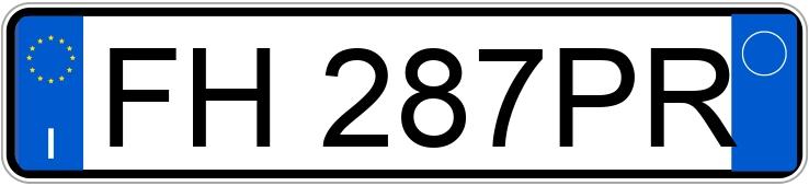 Numer rejestracyjny FH287PR posiada FIAT Panda 3a serie Numer rejestracyjny FH287PR posiada FIAT Panda 3a serie