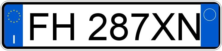 Numer rejestracyjny FH287XN posiada CITROEN C1 2a serie