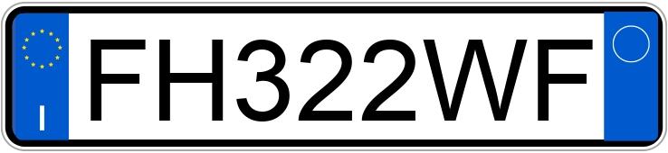 Numer rejestracyjny FH322WF posiada FORD Fiesta 6a serie