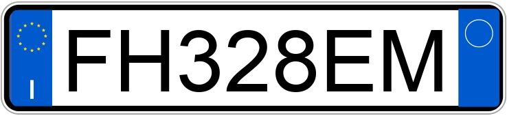 Numer rejestracyjny FH328EM posiada FORD Fiesta 6a serie