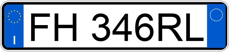 Numer rejestracyjny FH346RL posiada FIAT Tipo