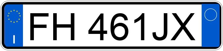 Numer rejestracyjny FH461JX posiada FIAT Punto 4a serie Numer rejestracyjny FH461JX posiada FIAT Punto 4a serie