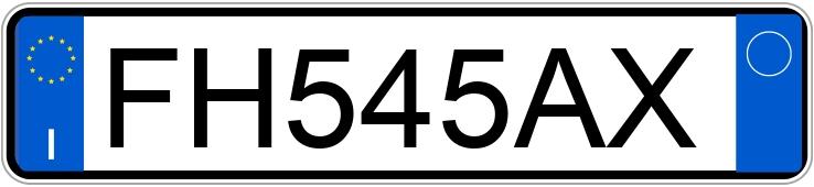 Numer rejestracyjny FH545AX posiada AUDI Q5 2a serie