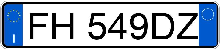 Numer rejestracyjny FH549DZ posiada CITROEN C3 Picasso