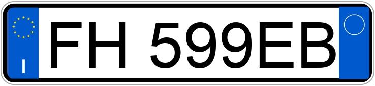 Numer rejestracyjny FH599EB posiada VOLKSWAGEN Polo 5a serie Numer rejestracyjny FH599EB posiada VOLKSWAGEN Polo 5a serie