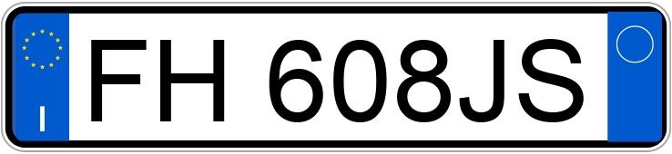 Numer rejestracyjny FH608JS posiada TOYOTA Yaris 3a serie