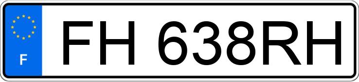 Numer rejestracyjny FH638RH posiada FORD KA+