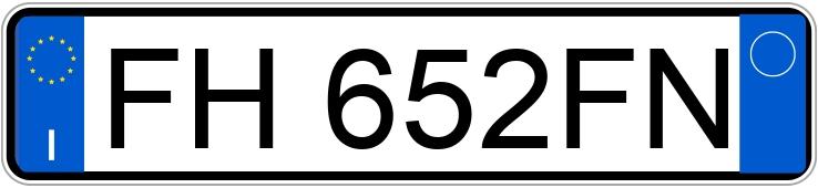 Numer rejestracyjny FH652FN posiada FIAT Panda 3a serie