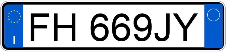 Numer rejestracyjny FH669JY posiada FIAT 500L Numer rejestracyjny FH669JY posiada FIAT 500L