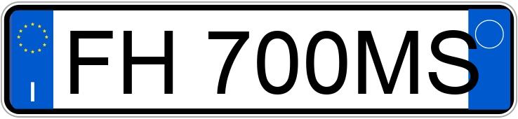 Numer rejestracyjny FH700MS posiada PEUGEOT 208 1o serie