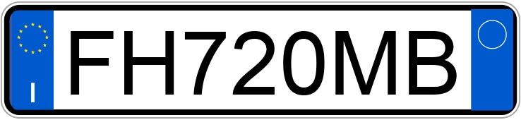 Numer rejestracyjny FH720MB posiada FIAT Punto 4a serie Numer rejestracyjny FH720MB posiada FIAT Punto 4a serie