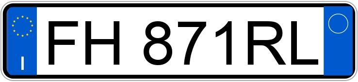 Numer rejestracyjny FH871RL posiada ALFA ROMEO Giulietta