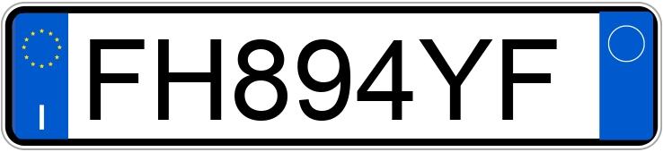 Numer rejestracyjny FH894YF posiada ALFA ROMEO Giulietta Numer rejestracyjny FH894YF posiada ALFA ROMEO Giulietta