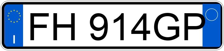 Numer rejestracyjny FH914GP posiada OPEL Zafira 3a serie