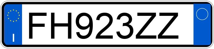 Numer rejestracyjny FH923ZZ posiada MERCEDES Classe V