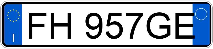 Numer rejestracyjny FH957GE posiada VOLKSWAGEN Polo 5a serie