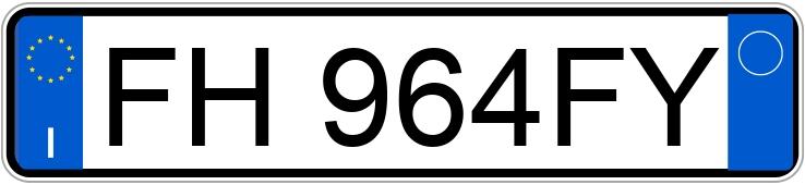 Numer rejestracyjny FH964FY posiada SUZUKI Vitara