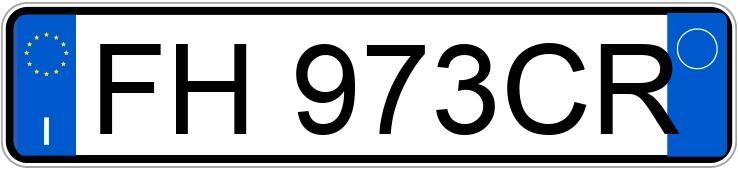 Numer rejestracyjny FH973CR posiada VOLKSWAGEN Golf 7a serie