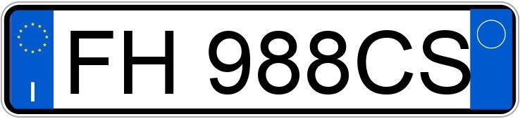 Numer rejestracyjny FH988CS posiada VOLKSWAGEN Golf 7a serie