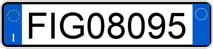 Numer rejestracyjny FIG08095 posiada FIAT Panda 1a serie